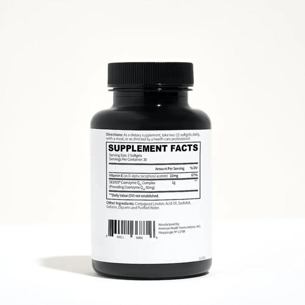 SEDDS® CoQPure-60 Softgels【高吸收辅酶 Q10 · 心动力”日补充】