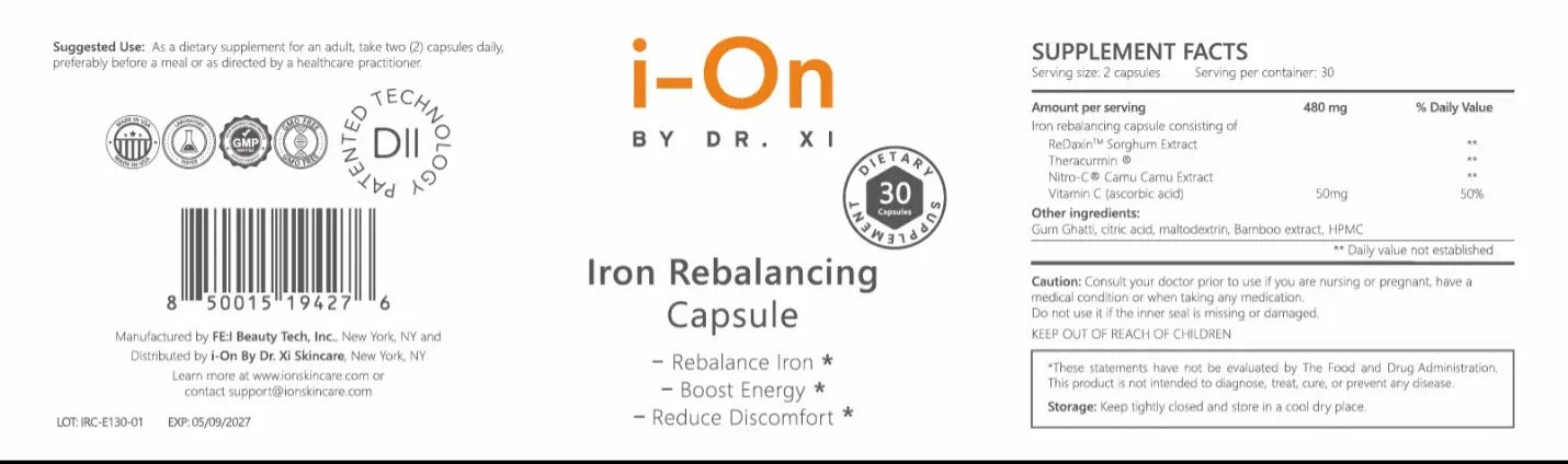 i-On® 铁平衡胶囊 (30粒胶囊)