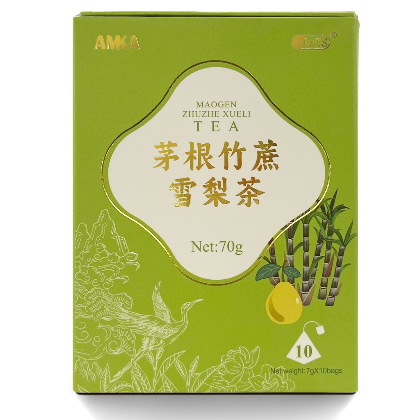Mao Root · Bamboo Cane · Snow Pear Herbal Tea (7g × 10 bags)