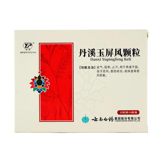 Danxi Yupingfeng Granules (15g × 6 bags)