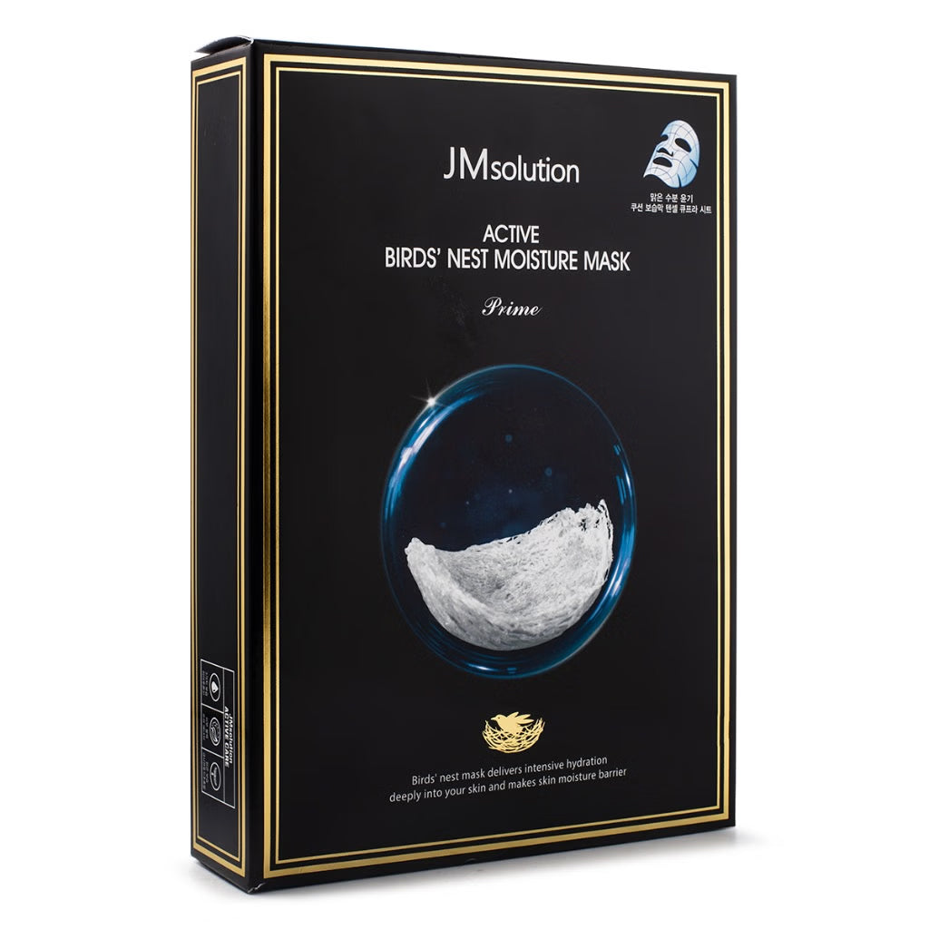 JM SOLUTION Active Bird’s Nest Hydrating Mask (10 Sheets)