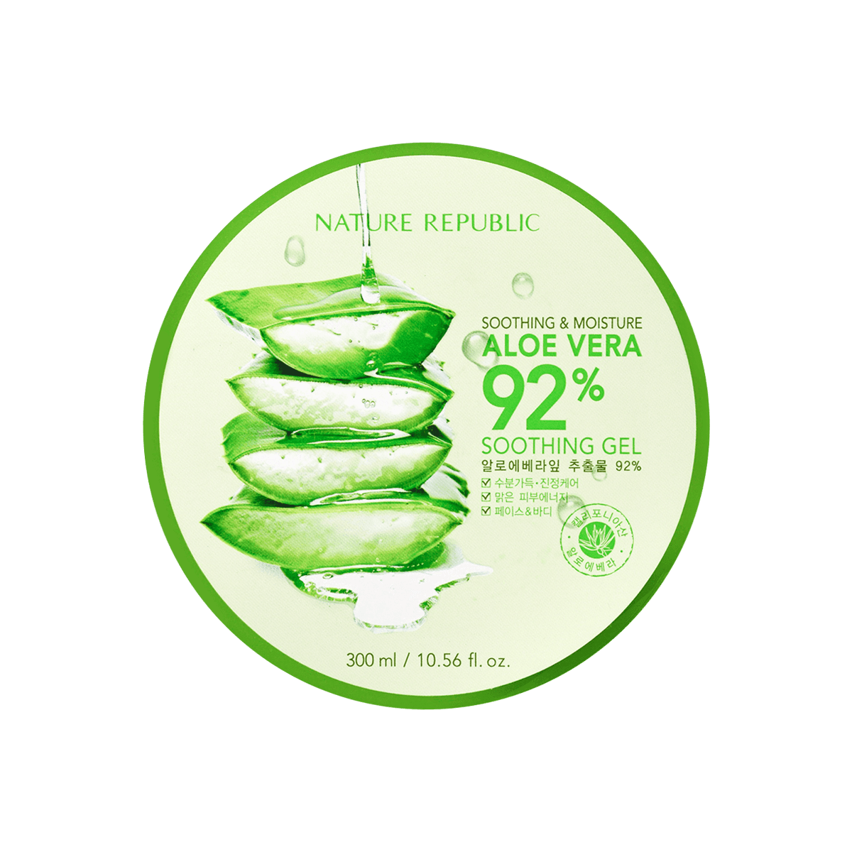 NATURE REPUBLIC Soothing & Moisture Aloe Vera Gel (300ml)