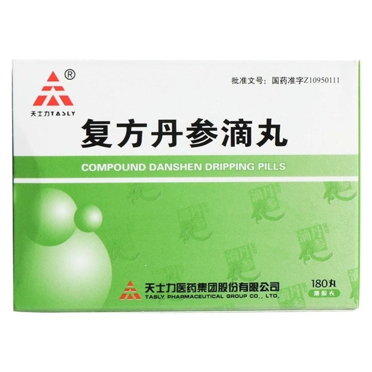 Fufang Danshen Dripping Pills (180 Pills)