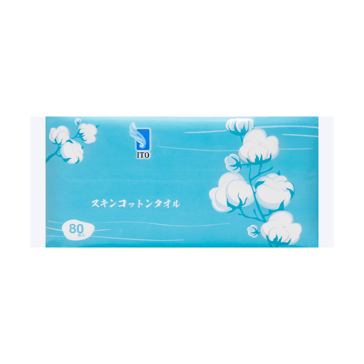 ITO Soft Cotton Facial Towels (80 sheets/box)
