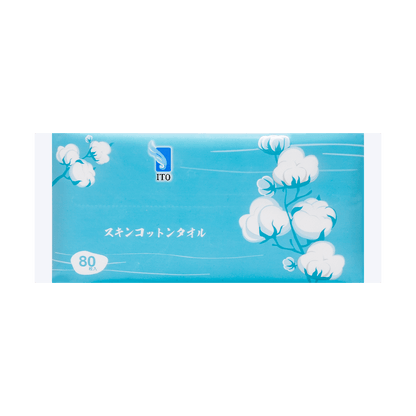 ITO Soft Cotton Facial Towels (80 sheets/box)