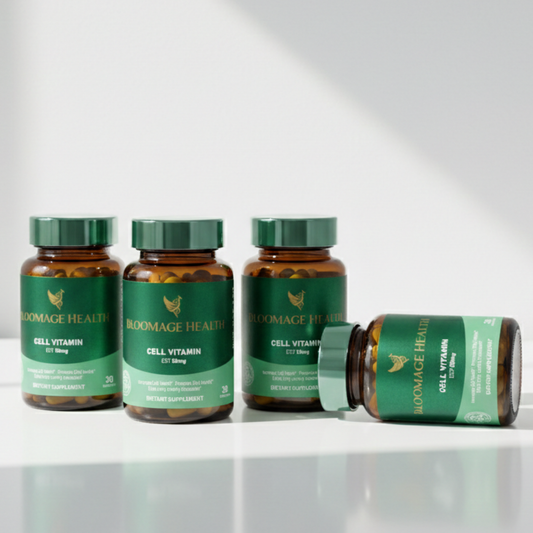 Cell Vitamin - 4 Bottles The Complete Wellness Stack Bundle