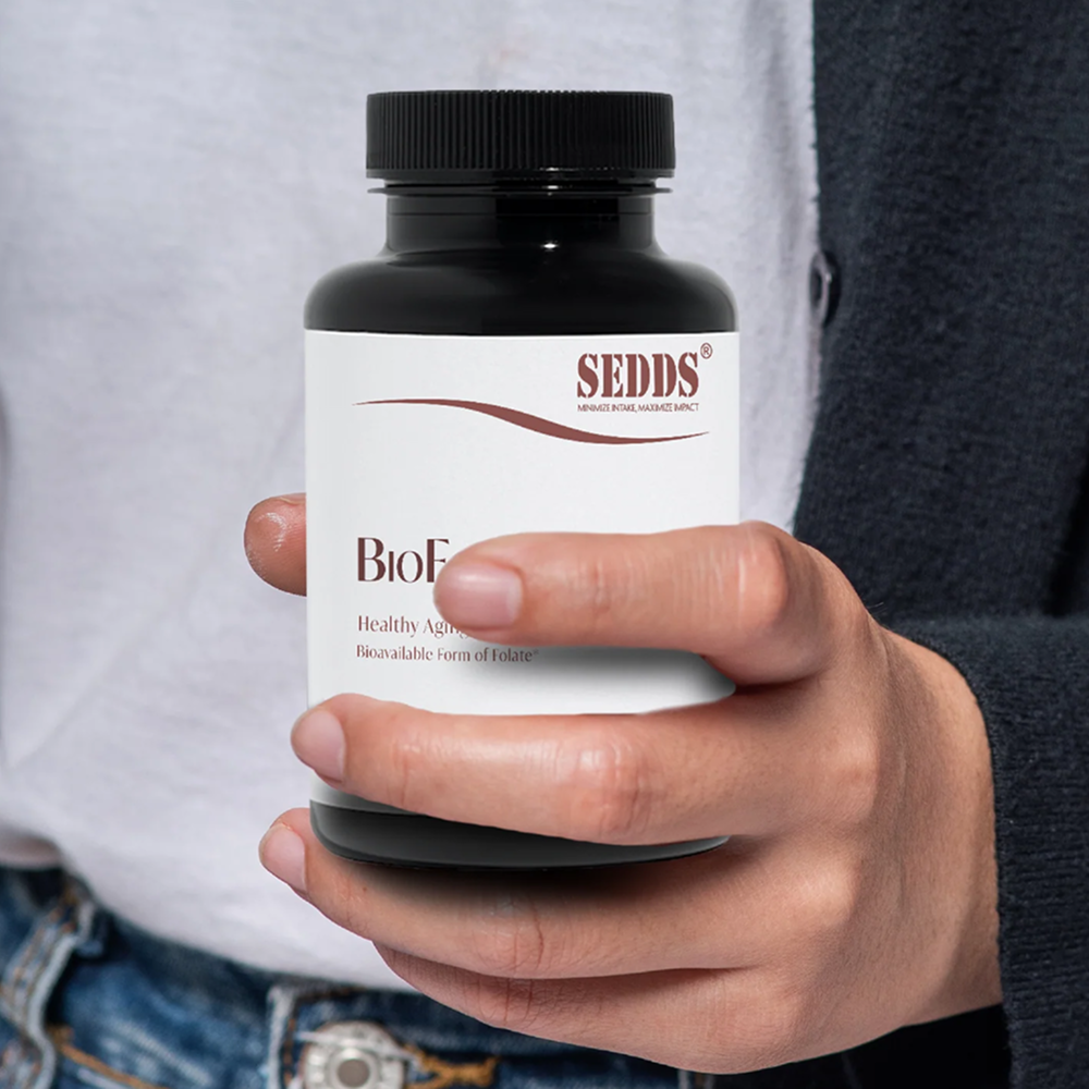 SEDDS® BioFolate 高吸收活性叶酸片 | 情绪&大脑能量支持，孕期健康首选