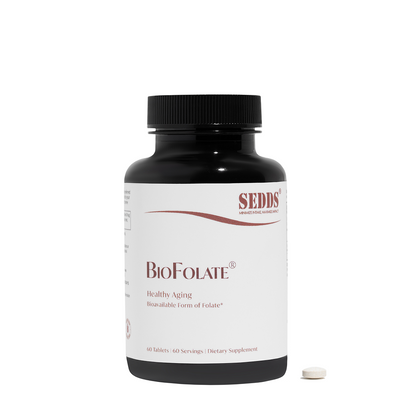 SEDDS® BioFolate 高吸收活性叶酸片 | 情绪&大脑能量支持，孕期健康首选