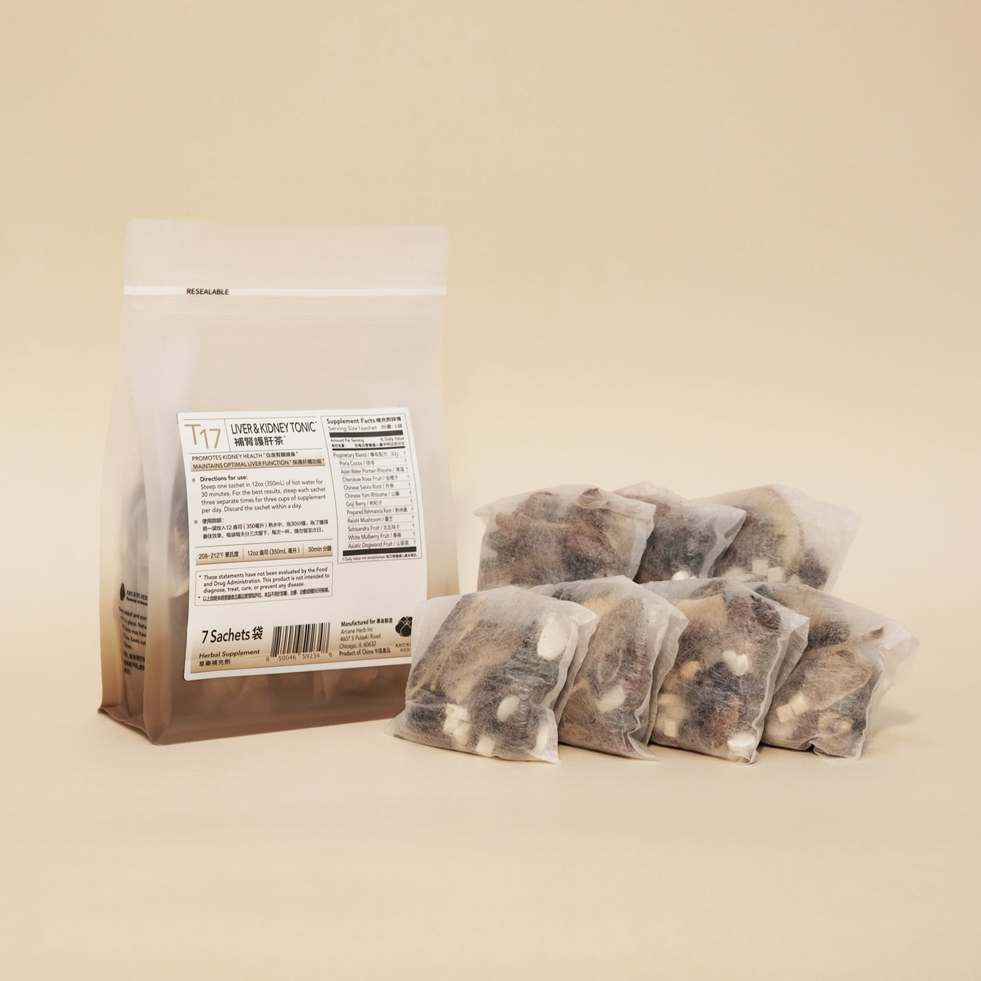 滋补肝肾草本茶 T17