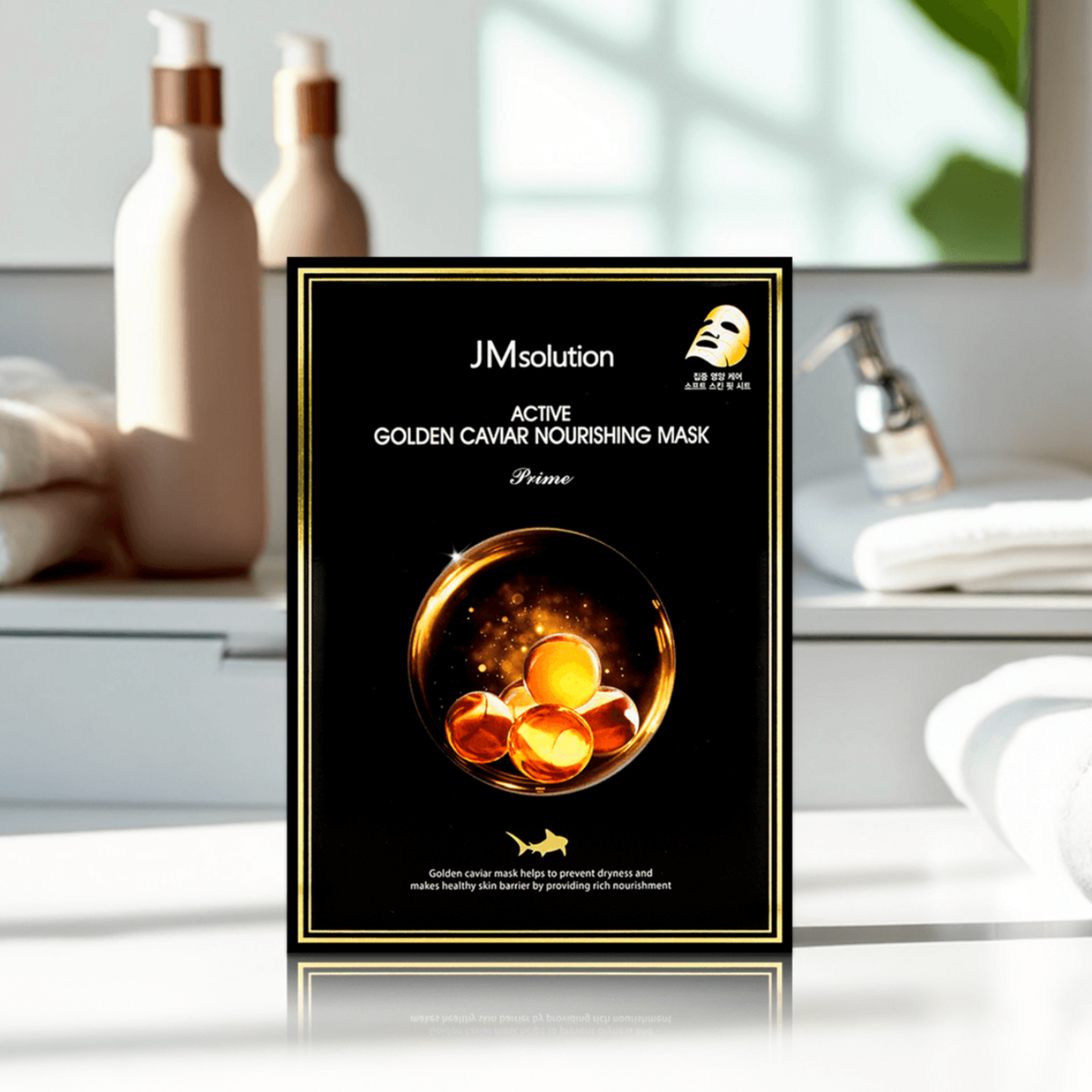 JM Solution Active Golden Caviar Nourishing Mask (30ml × 10)