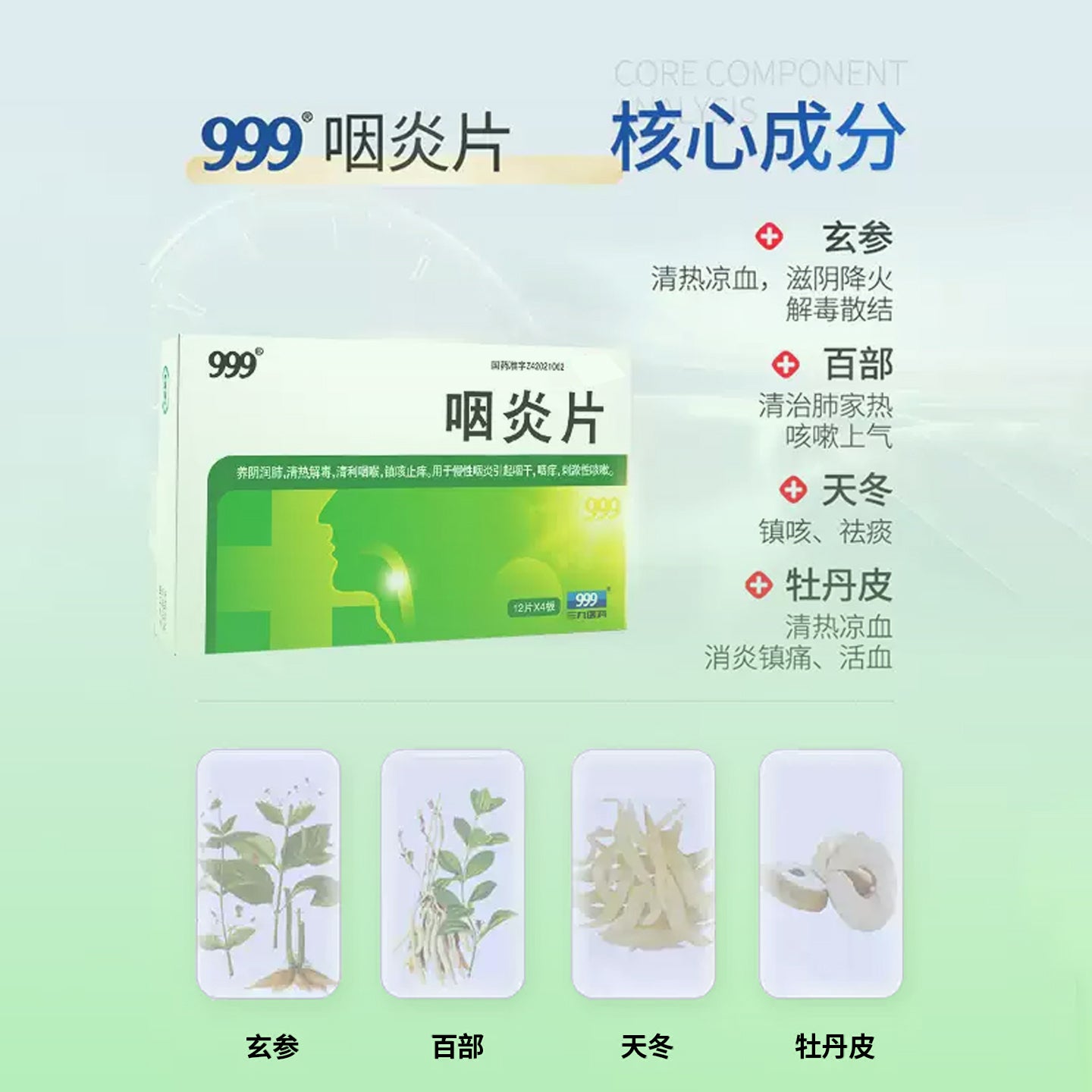 999 咽炎片(24pills)